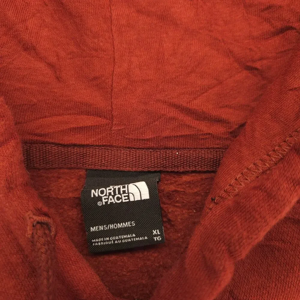 The North Face Casual Long Sleeve Pullover Hoodie Mens Size Extra Large XL Red